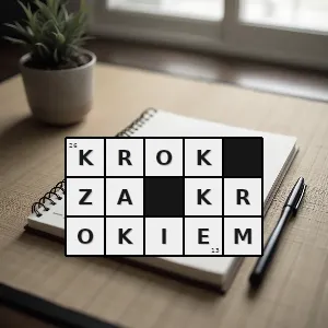 Hasło krzyżówkowe stopniowo spokojnie etapami przywiązując wagę do każdego kolejnego etapu - krok za krokiem – rozwiązanie, synonimy, podpowiedzi i definicje krzyżówkowe